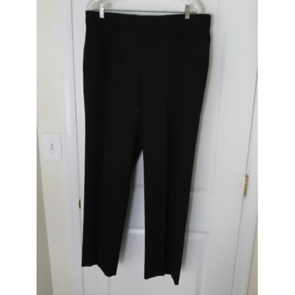 Brooks Brothers Mens Dress Pants Blue Pockets Flat Front 36 x 32